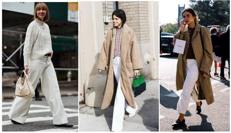 How to wear white jeans for winter. #sochic. – The FiFi Report