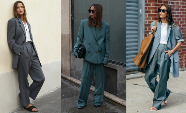 slouchy trouser suit