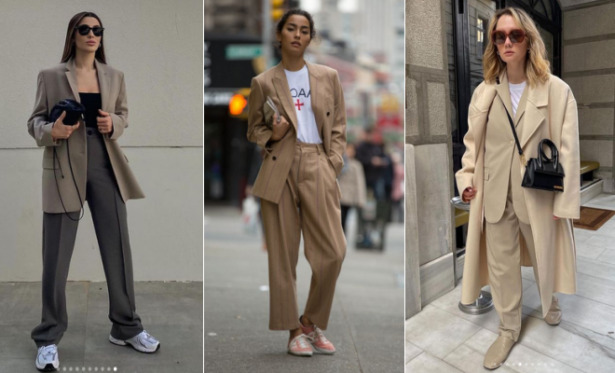 slouchy trouser suit
