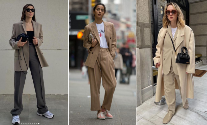 slouchy trouser suit