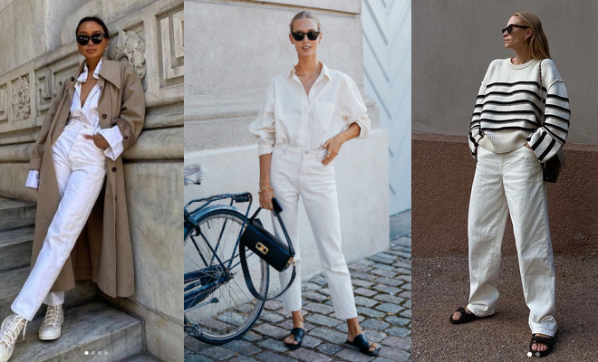 White jeans outfits: How to wear your lightest denim pants
